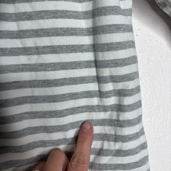 Hanna Andersson Reversible Sherpa Lined Strip Bunting Suit Size 3-6M - Picture 7 of 7